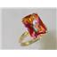 10K, 14K or 18K Gold Ladies Ring, Twilight Fire Topaz, R189