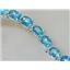SB002, Swiss Blue Topaz, 925 Sterling Silver Bracelet