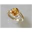 10K, 14K or 18K Gold Ladies Ring, Citrine, R176