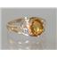 10K, 14K or 18K Gold Ladies Ring, Citrine, R176