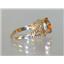 10K, 14K or 18K Gold Ladies Ring, Citrine, R137