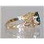 10K, 14K or 18K Gold Ladies Ring, London Blue Topaz, R137