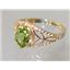 10K, 14K or 18K Gold Ladies Ring, Peridot, R137