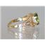 10K, 14K or 18K Gold Ladies Ring, Peridot, R137