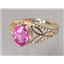 10K, 14K or 18K Gold Ladies Ring, Pure Pink Topaz, R137