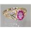 10K, 14K or 18K Gold Ladies Ring, Pure Pink Topaz, R137