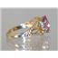 10K, 14K or 18K Gold Ladies Ring, Pure Pink Topaz, R137