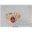 10K, 14K or 18K Gold Ladies Ring, Twilight Fire Topaz, R137