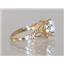 10K, 14K or 18K Gold Ladies Ring, Created White Opal, R137