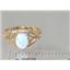 10K, 14K or 18K Gold Ladies Ring, Created White Opal, R137