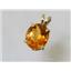 P040, Citrine 14k Gold Pendant