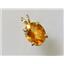 P040, Citrine 14k Gold Pendant