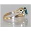 10K, 14K or 18K Gold Ladies Ring, Paraiba Topaz, R176