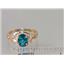 10K, 14K or 18K Gold Ladies Ring, Paraiba Topaz, R176