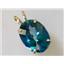 P080, Neptune Garden Topaz 14k Gold Pendant