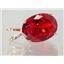 P080, Padparadsha CZ 14k Gold Pendant