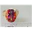 10K, 14K or 18K Gold Ladies Ring, Twilight Fire Topaz, R049