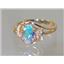 10K, 14K or 18K Gold Ladies Ring, Mercury Mist Topaz, R176
