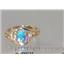10K, 14K or 18K Gold Ladies Ring, Mercury Mist Topaz, R176
