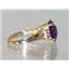 10K, 14K or 18K Gold Ladies Ring, Amethyst, R123