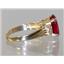 10K, 14K or 18K Gold Ladies Ring, Created Ruby, R123