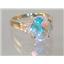 10K, 14K or 18K Gold Ladies Ring, Mercury Mist Topaz, R123