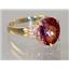 10K, 14K or 18K Gold Ladies Ring, Twilight Fire Topaz, R123