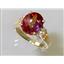 10K, 14K or 18K Gold Ladies Ring, Twilight Fire Topaz, R123