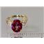 10K, 14K or 18K Gold Ladies Ring, Twilight Fire Topaz, R123