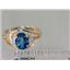 10K, 14K or 18K Gold Ladies Ring, Neptune Garden Topaz, R176