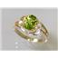10K, 14K or 18K Gold Ladies Ring, Peridot, R176