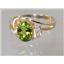10K, 14K or 18K Gold Ladies Ring, Peridot, R176
