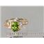 10K, 14K or 18K Gold Ladies Ring, Peridot, R176