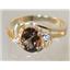 10K, 14K or 18K Gold Ladies Ring, Smoky Quartz, R176