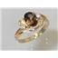 10K, 14K or 18K Gold Ladies Ring, Smoky Quartz, R176