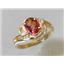 10K, 14K or 18K Gold Ladies Ring, Twilight Fire Topaz, R176