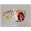 10K, 14K or 18K Gold Ladies Ring, Twilight Fire Topaz, R176
