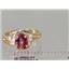 10K, 14K or 18K Gold Ladies Ring, Twilight Fire Topaz, R176