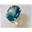 10K, 14K or 18K Gold Ladies Ring, Neptune Garden Topaz, R217