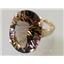 10K, 14K or 18K Gold Ladies Ring, Smoky Quartz, R217