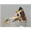 10K, 14K or 18K Gold Ladies Ring, Smoky Quartz, R217