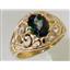 10K, 14K or 18K Gold Ladies Ring, Mystic Fire Topaz, R111