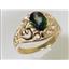 10K, 14K or 18K Gold Ladies Ring, Mystic Fire Topaz, R111