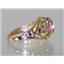 10K, 14K or 18K Gold Ladies Ring, Pure Pink Topaz, R111