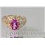 10K, 14K or 18K Gold Ladies Ring, Pure Pink Topaz, R111