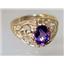 10K, 14K or 18K Gold Ladies Ring, Amethyst, R111