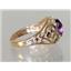 10K, 14K or 18K Gold Ladies Ring, Amethyst, R111