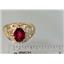 10K, 14K or 18K Gold Ladies Ring, Crimson Fire Topaz, R111
