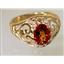 10K, 14K or 18K Gold Ladies Ring, Twilight Fire Topaz, R111