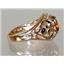 10K, 14K or 18K Gold Ladies Ring, Twilight Fire Topaz, R111